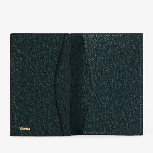 Valextra Card Case Onda in Valextra Green | Cases | Coveti