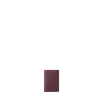 Valextra Card Case with Button in Claret Red and Black | Wallets & Purses | Coveti