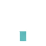 Valextra Card Case with Button in Ocean Blue and Black | Wallets & Purses | Coveti