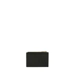Valextra Card Holder 3CC with Zip in Black | Wallets & Purses | Coveti