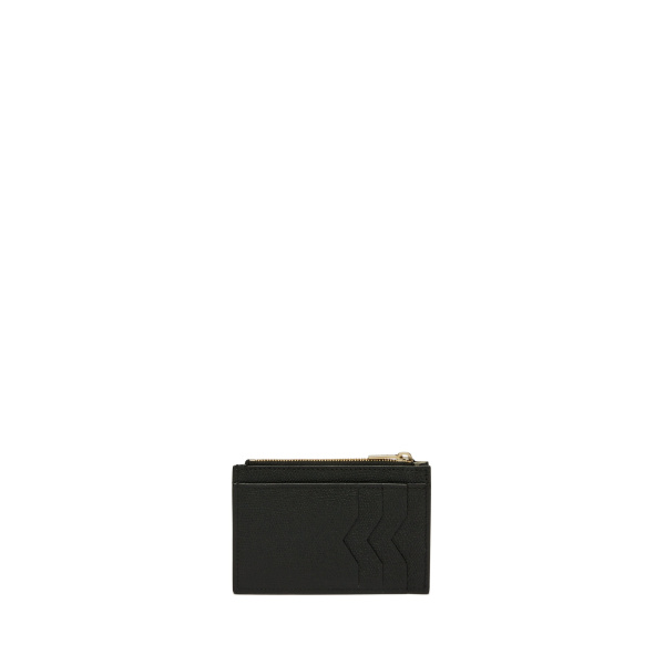 Valextra Card Holder 3CC with Zip in Black | Wallets & Purses | Coveti