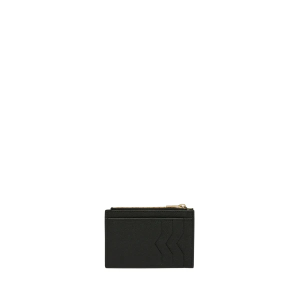 Card Holder 3CC with Zip in Black