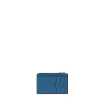 Valextra Card Holder 3CC with Zip in Cobalt Blue | Wallets & Purses | Coveti