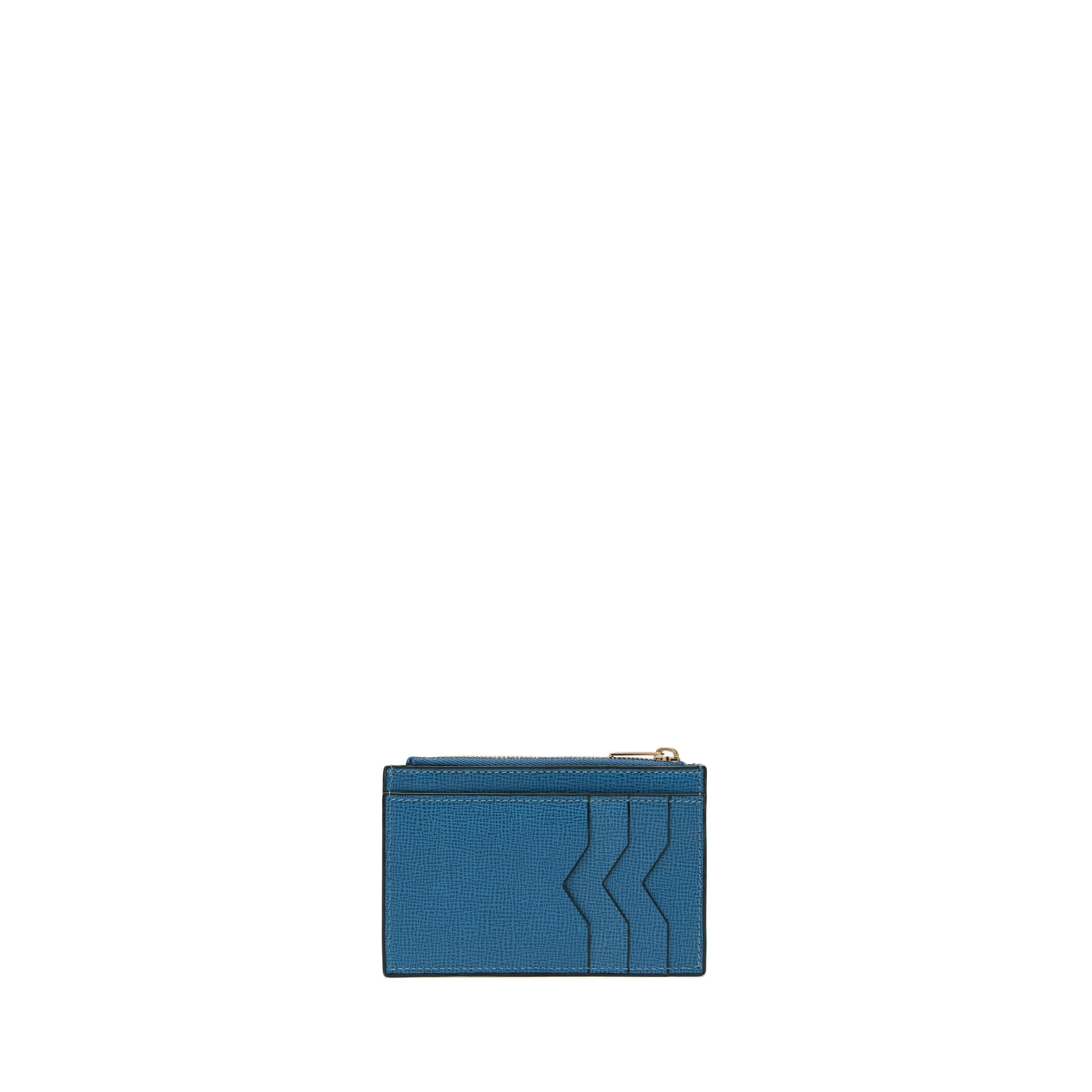Valextra Card Holder 3CC with Zip in Cobalt Blue Valextra Card Holder 3CC with Zip in Cobalt Blue | Wallets & Purses | Coveti