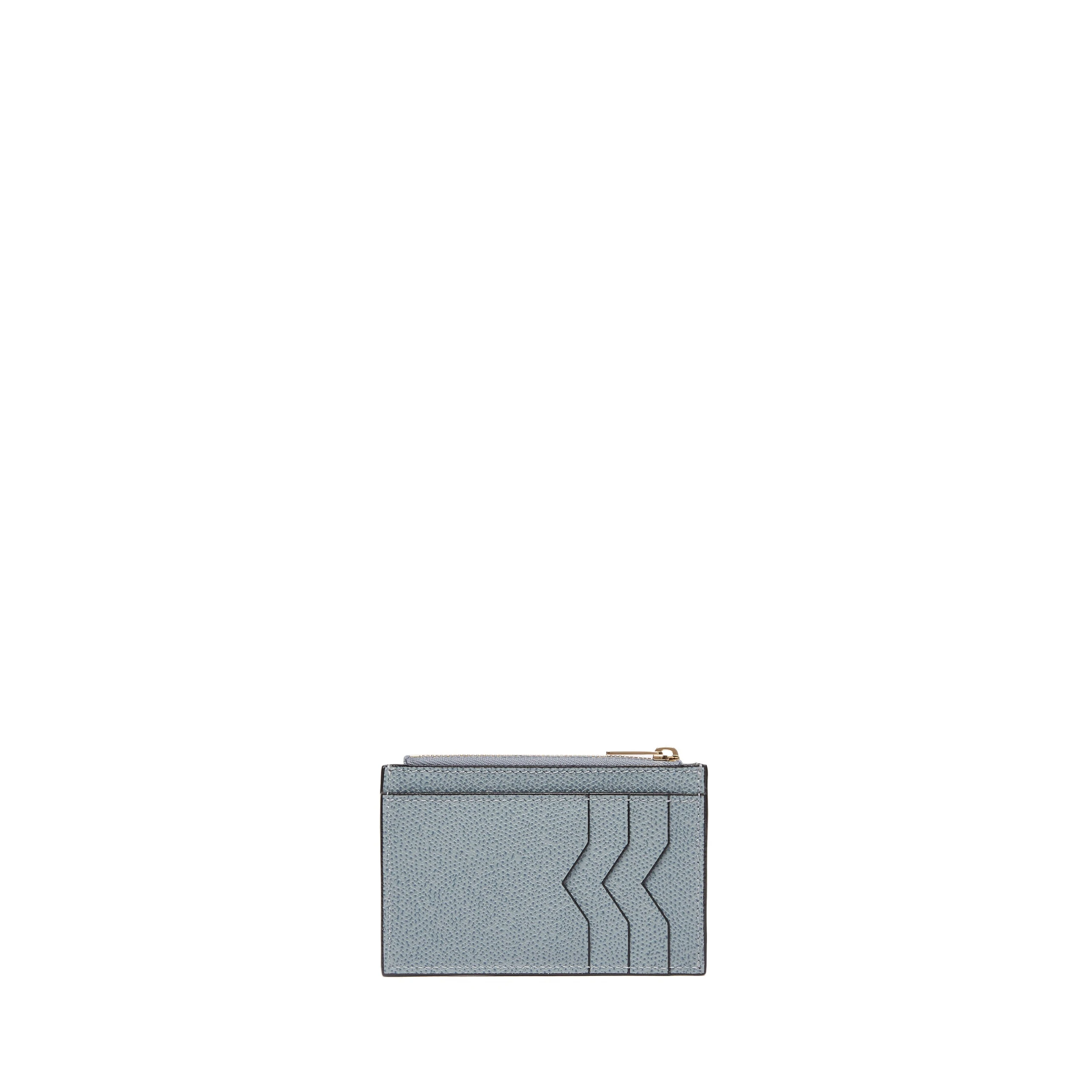 Valextra Card Holder 3CC with Zip in Niagara Blue Valextra Card Holder 3CC with Zip in Niagara Blue | Wallets & Purses | Coveti