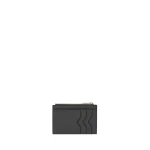 Valextra Card Holder 3CC with Zip in Smokey Grey | Wallets & Purses | Coveti