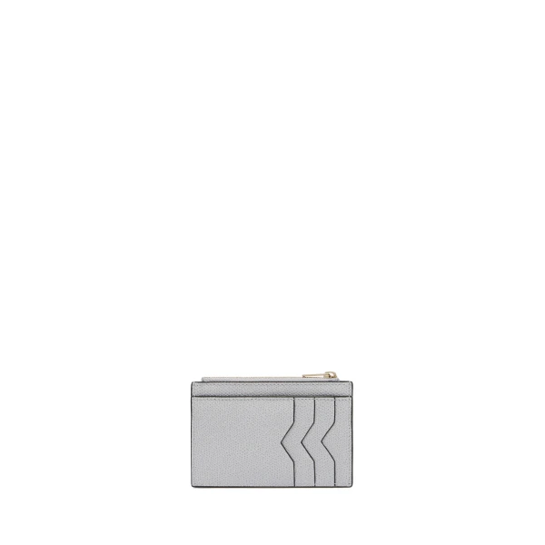 Card Holder 3CC with Zip in Stone Grey