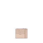 Valextra Card Holder 8CC with Zip in Bonne Mine Pink | Wallets & Purses | Coveti