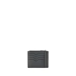 Valextra Card Holder 8CC with Zip in Smokey Grey | Wallets & Purses | Coveti