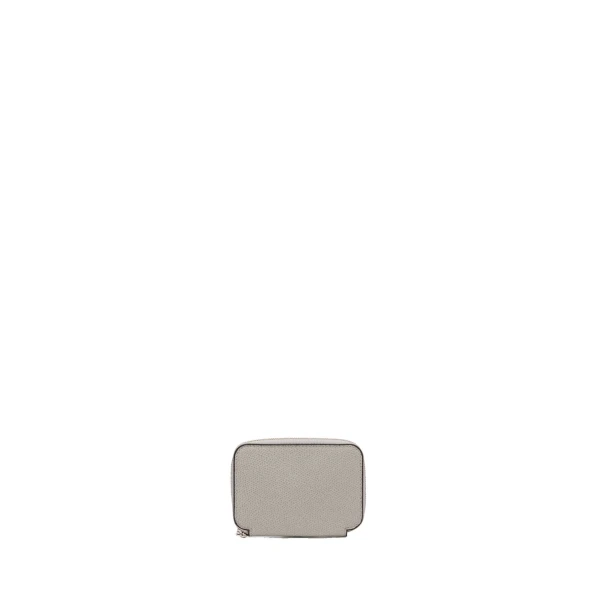 Card Holder Zip Around in Ash Grey