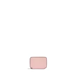 Valextra Card Holder Zip Around in Peony Pink | Wallets & Purses | Coveti