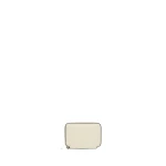 Valextra Card Holder Zip Around in Pergamena White, Pave | Wallets & Purses | Coveti
