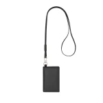 Valextra Card Holder with Lanyard in Smokey Grey | Wallets & Purses | Coveti