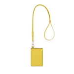 Valextra Card Holder with Lanyard in Yellow | Wallets & Purses | Coveti