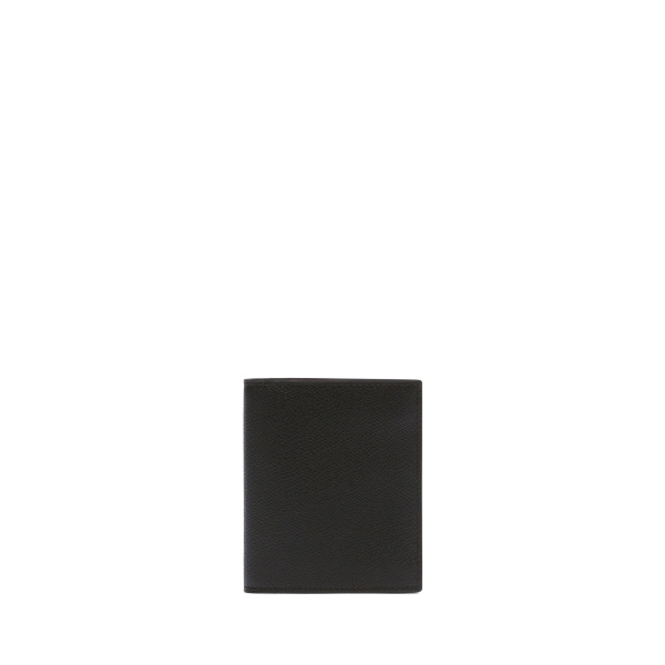 Valextra Compact Wallet 3CC with Coin Purse in Black | Wallets & Purses | Coveti