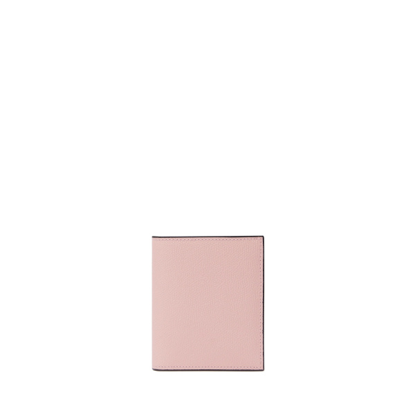 Valextra Compact Wallet 3CC with Coin Purse in Peony Pink | Wallets & Purses | Coveti