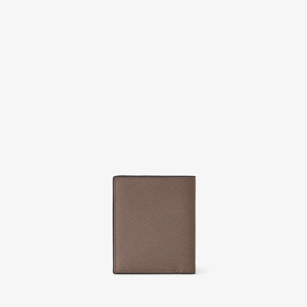 Valextra Compact Wallet 3CC with Coin Purse in Sahara Brown | Wallets & Purses | Coveti