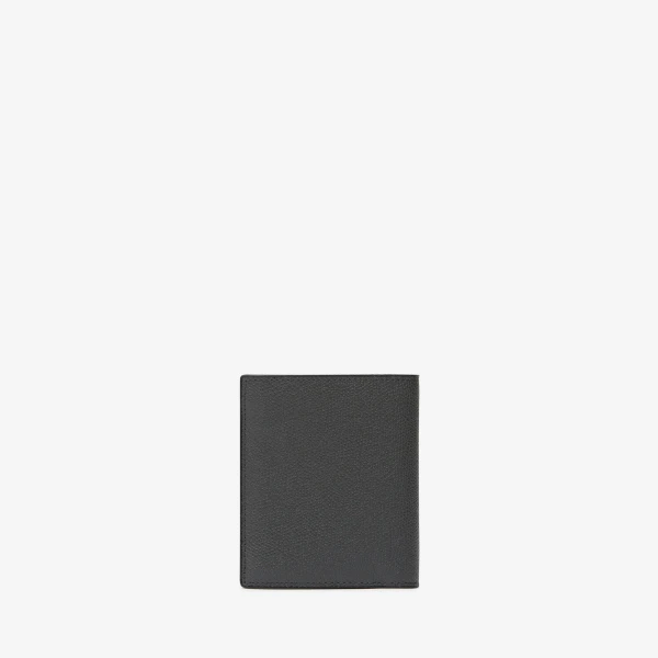 Valextra Compact Wallet 3CC with Coin Purse in Smokey Grey | Wallets & Purses | Coveti