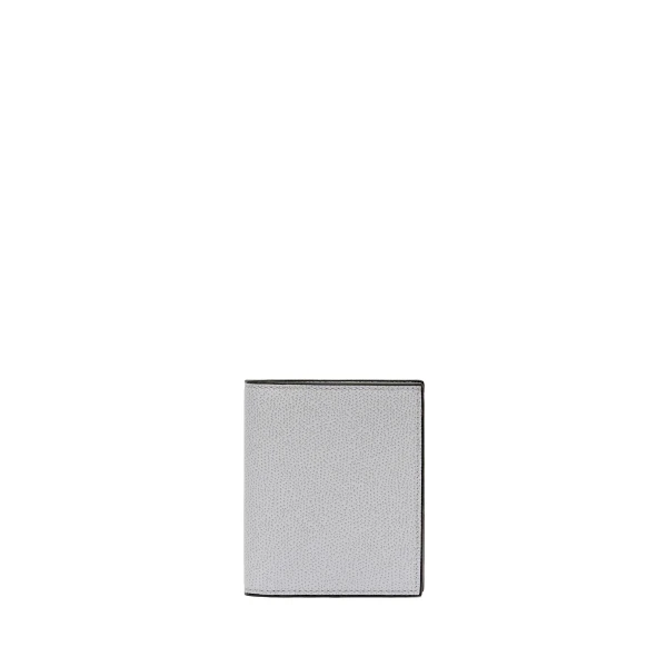 Compact Wallet 3CC with Coin Purse in Stone Grey