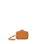 Valextra Costa Keychain in Havana Brown | Key Chain | Coveti