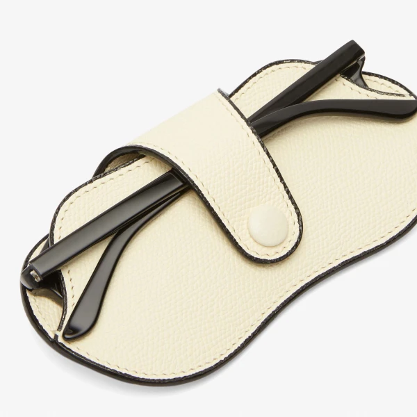 Valextra Glasses Case in Pergamena White | Cases | Coveti