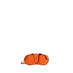 Valextra Glasses Case with Lanyard in Lobster Red | Cases | Coveti