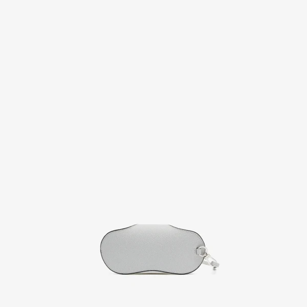 Valextra Glasses Case with Lanyard in Stone Grey | Cases | Coveti