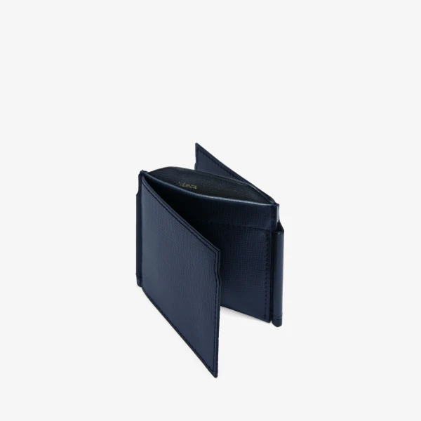 Valextra Grip Spring in Dark Blue | Wallets & Purses | Coveti