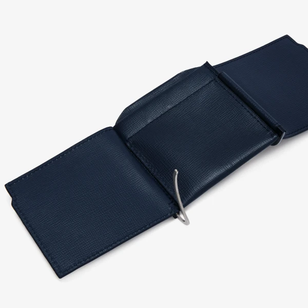 Valextra Grip Spring in Dark Blue | Wallets & Purses | Coveti