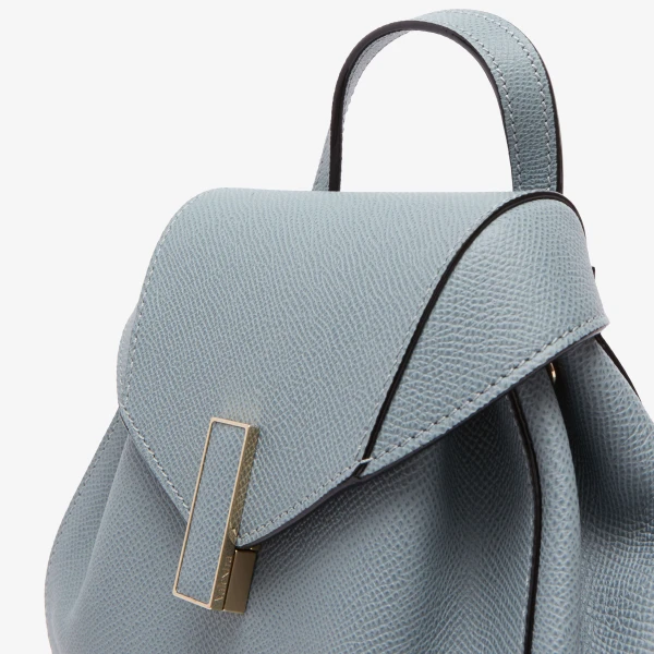 Valextra Iside Backpack Mini in Niagara Blue | Backpacks | Coveti