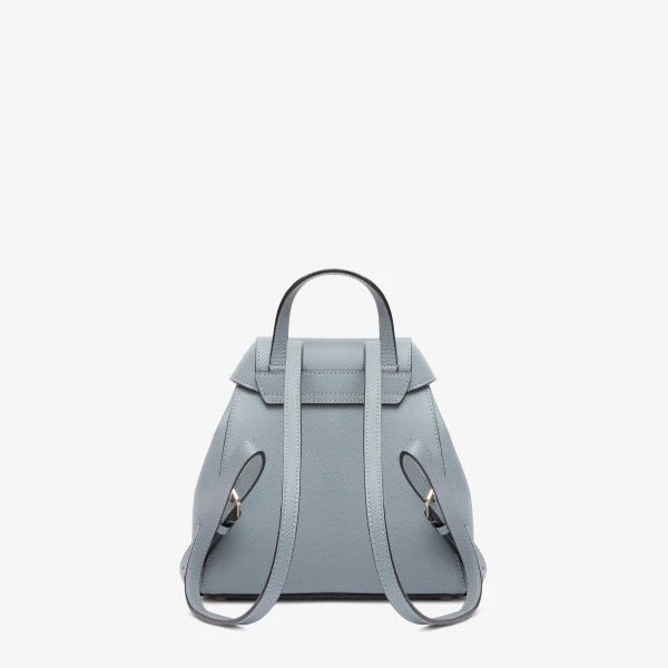 Valextra Iside Backpack Mini in Niagara Blue | Backpacks | Coveti