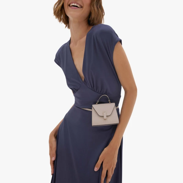 Valextra Iside Belt Bag in Nude Pink | Belt Bags | Coveti