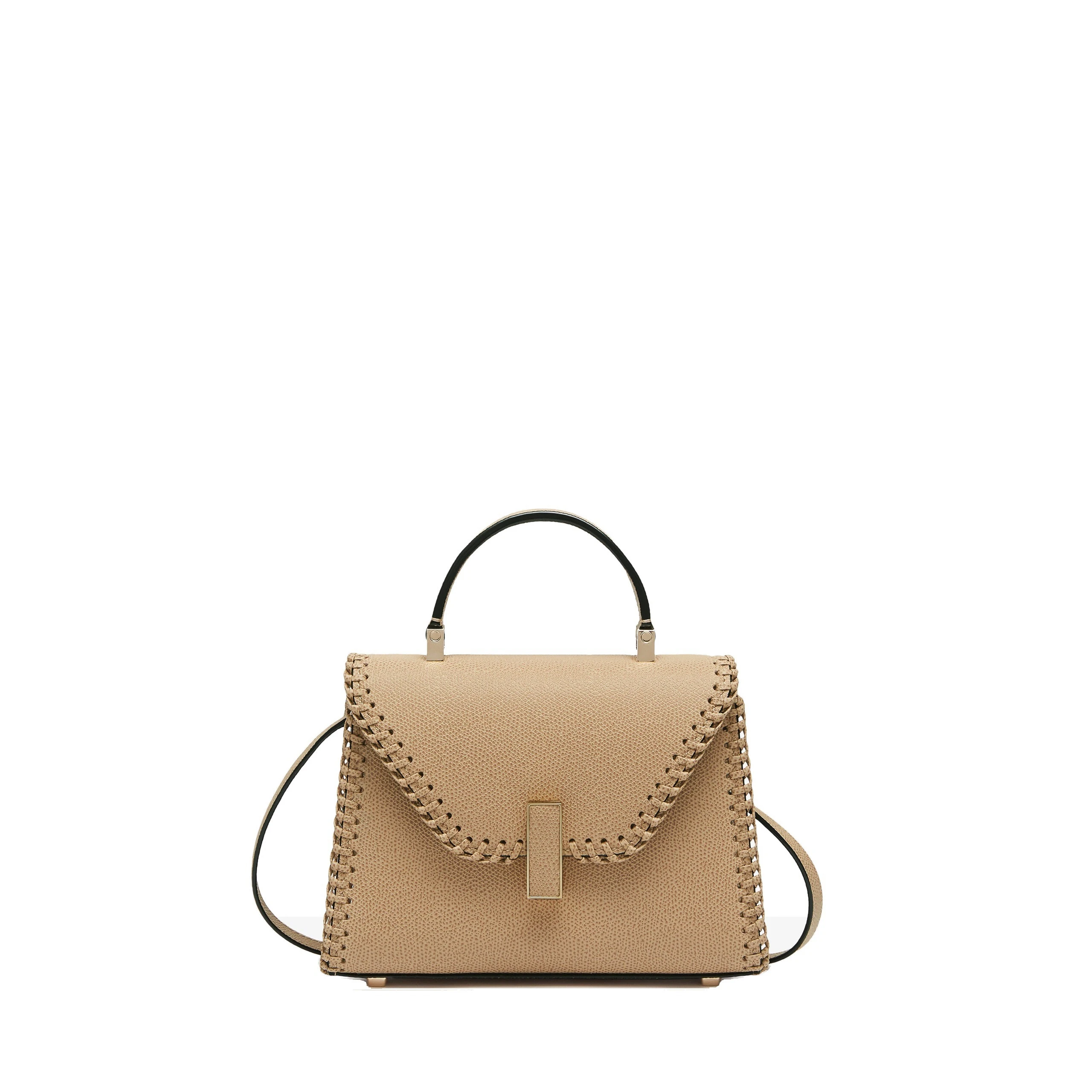 Valextra Iside Braided Crossbody Micro Bag in Cashmere Beige Valextra Iside Braided Crossbody Micro Bag in Cashmere Beige | Shoulder & Crossbody Bags | Coveti