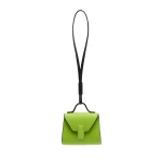 Valextra Iside Charm in Apple Green and Black | Bag charms | Coveti