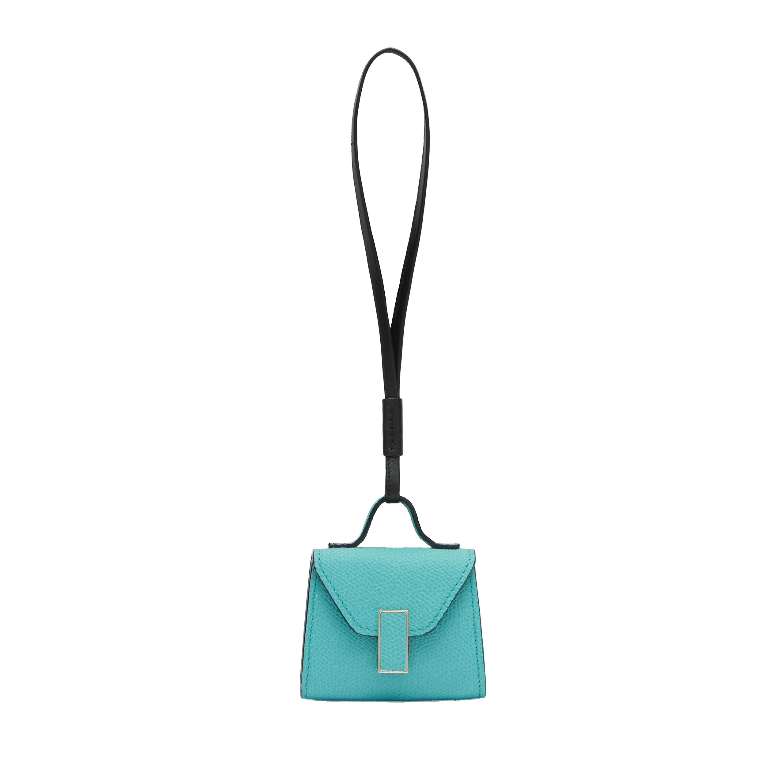 Valextra Iside Charm in Ocean Blue and Black Valextra Iside Charm in Ocean Blue and Black | Bag charms | Coveti