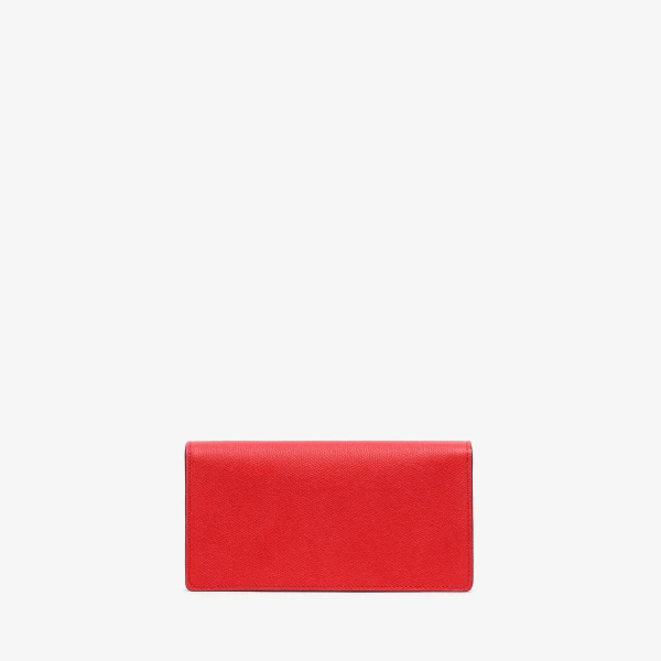Valextra Iside Clutch with Chain Bag in Crimson Red | Clutch Bags | Coveti