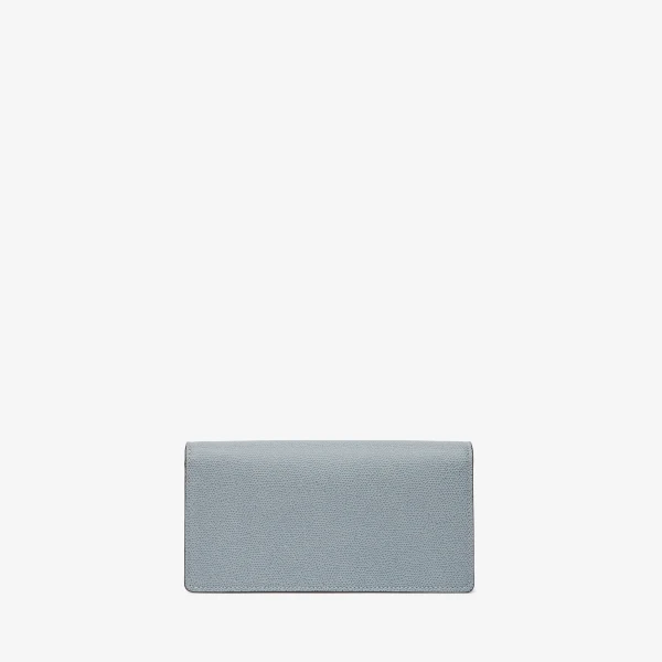 Valextra Iside Clutch with Chain Bag in Niagara Blue | Clutch Bags | Coveti