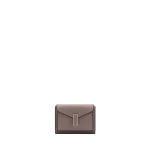 Valextra Iside Compact Wallet with Coin Holder in Sahara Brown | Wallets & Purses | Coveti
