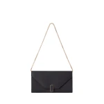 Valextra Iside Continental Purse with Chain in Night Blue | Wallets & Purses | Coveti