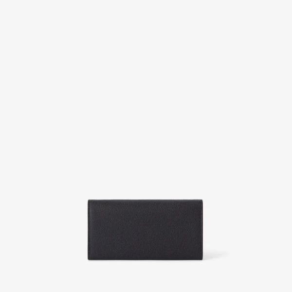 Valextra Iside Continental Purse with Chain in Night Blue | Wallets & Purses | Coveti