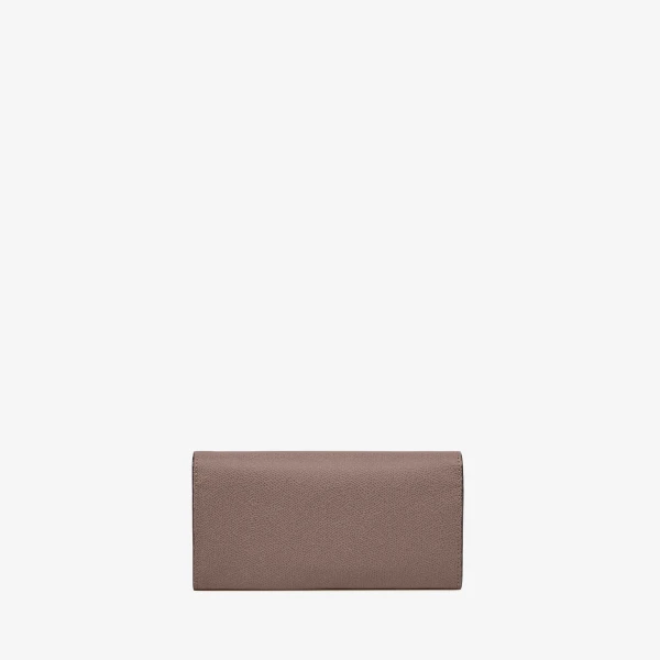 Valextra Iside Continental Purse with Chain in Sahara Brown | Wallets & Purses | Coveti