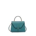 Valextra Iside Crossbody Micro Bag in Bottle Green | Shoulder & Crossbody Bags | Coveti