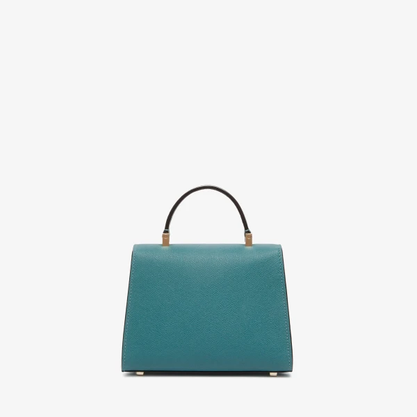 Valextra Iside Crossbody Micro Bag in Bottle Green | Shoulder & Crossbody Bags | Coveti