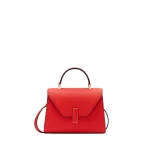Valextra Iside Crossbody Micro Bag in Crimson Red | Shoulder & Crossbody Bags | Coveti