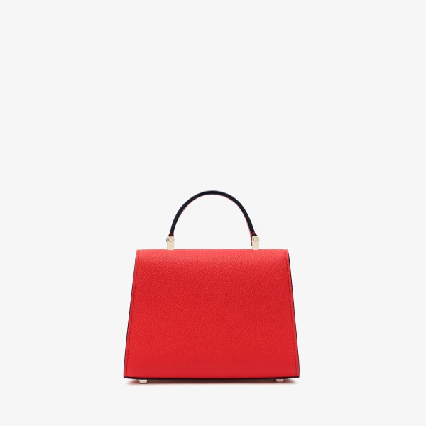 Valextra Iside Crossbody Micro Bag in Crimson Red | Shoulder & Crossbody Bags | Coveti