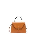 Valextra Iside Crossbody Micro Bag in Havana Brown | Shoulder & Crossbody Bags | Coveti