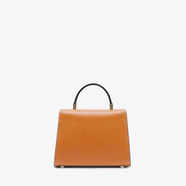 Valextra Iside Crossbody Micro Bag in Havana Brown | Shoulder & Crossbody Bags | Coveti
