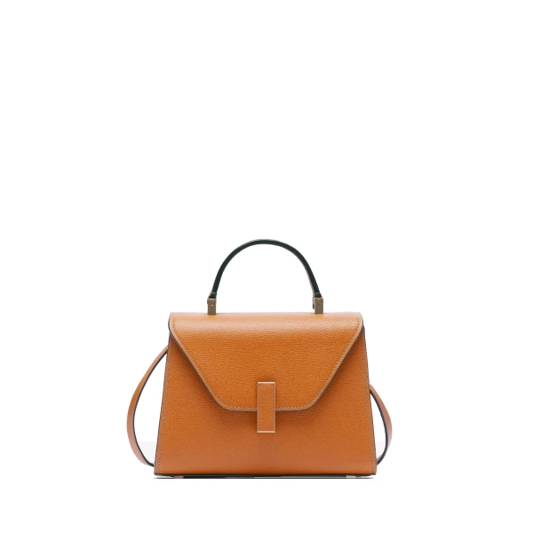 Iside Crossbody Micro Bag in Havana Brown