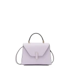 Valextra Iside Crossbody Micro Bag in Wisteria Pink | Shoulder & Crossbody Bags | Coveti