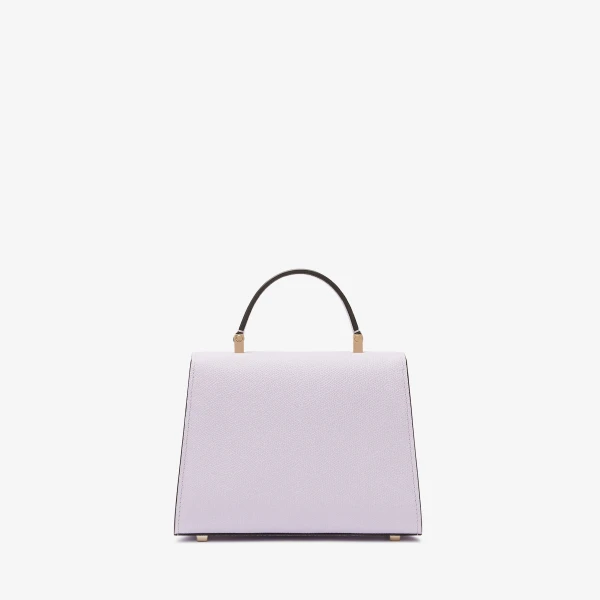 Valextra Iside Crossbody Micro Bag in Wisteria Pink | Shoulder & Crossbody Bags | Coveti